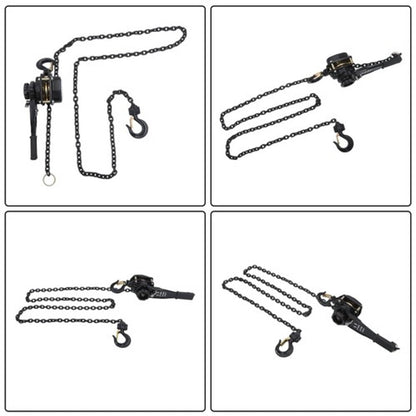 Solid Spare Trigger Hoist Steel 0.75Ton 1650Lbs Lifting Height 10ft/3m Alloy Steel Chain