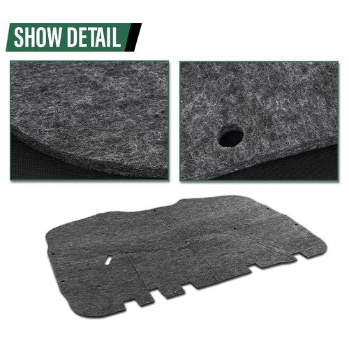 Solid Spare Fit For 2000-2006 Chevy Tahoe Suburban Hood Insulation Pad Heat Blanket & Clips