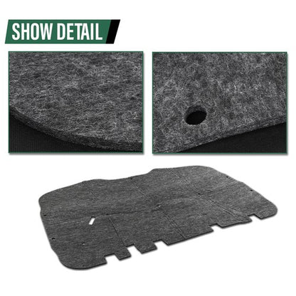 Solid Spare Fit For 2000-2006 Chevy Tahoe Suburban Hood Insulation Pad Heat Blanket & Clips