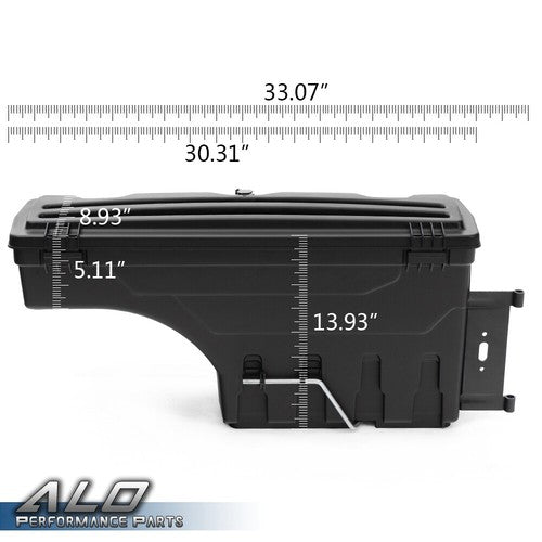 Solid Spare Fit For Colorado GMC Canyon 15-20 Driver Side Truck Bed Storage Box Toolbox