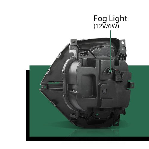 Solid Spare LED DRL Fog Lights Daytime Running Lamps w/ Wiring Fit For 20-21 Kia Sportage