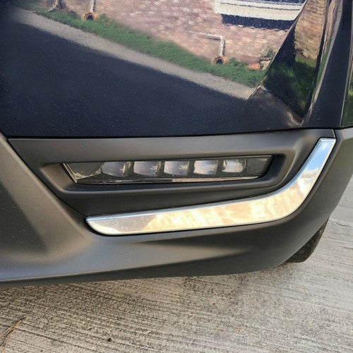 Solid Spare LED DRL Daytime Running Fog Lamp Lights w/Brackets For Honda CRV CR-V 2017-2019