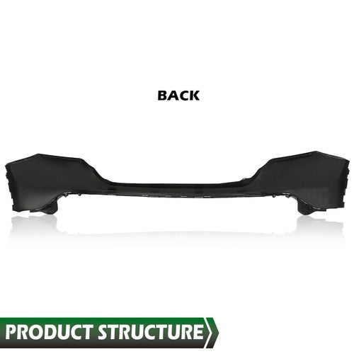 Solid Spare Fit For 2007-2009 Honda CRV CR-V Front Bumper Cover Assembly Black HO1000251