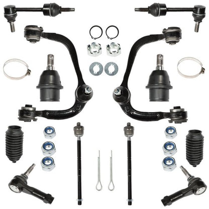 Solid Spare For Ford F-150 4WD 2004-2005 Front Upper Control Arms Ball Joint Sway Bar Tierod
