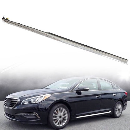 Solid Spare For Sonata 2015-2017 Molding Trim Front Passenger Right Fender Garnish Chrome