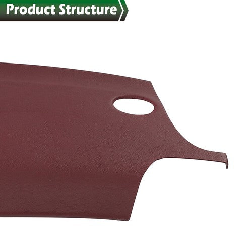 Solid Spare Fit For 04-08 Acura TL Textured Red Fixes Dash Dash Board Cover Overlay