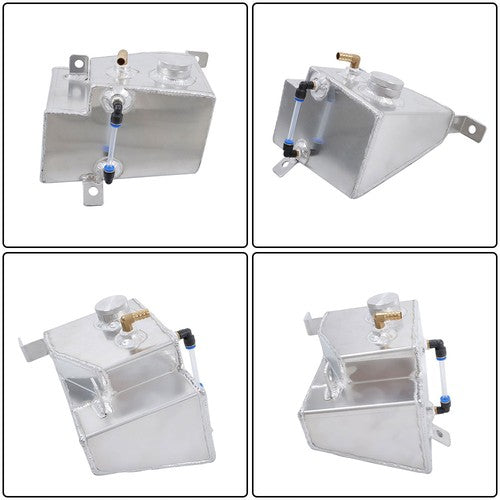 Solid Spare For Mazda Miata 1990 91-97 Aluminum Coolant Tank Expansion Recovery Overflow Can