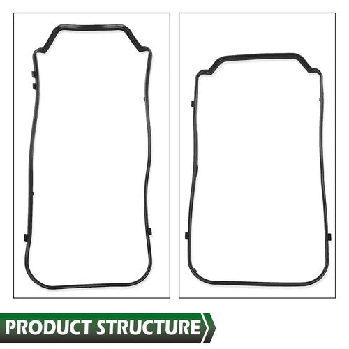 Solid Spare Valve Cover Gasket Seals Set Fit For 08-17 HONDA ACCORD ODYSSEY ACURA 3.5L V6