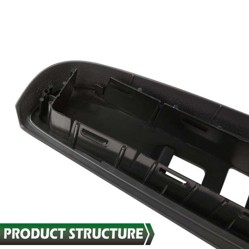 Solid Spare Fit For 03-2007 Chevy Silverado GMC Sierra Front Right Window Switch Bezel Gray