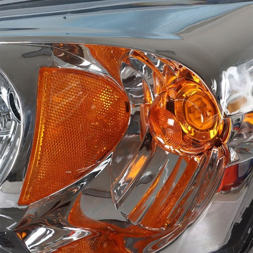 Solid Spare Driver + Passenger Side Headlights Headlamps Halogen For Chevy Malibu 2004-2008