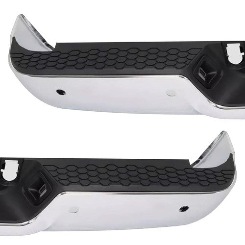 Solid Spare Chrome Rear Bumper Assembly For Ram 2500 3500 2013-2018 With Sensor Holes