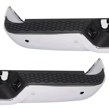 Solid Spare Chrome Rear Bumper Assembly For Ram 2500 3500 2013-2018 With Sensor Holes