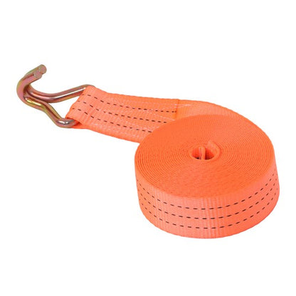 Solid Spare 10 Pack 1.5" x 20' 4000lbs Ratchet Straps W/ J Hook Heavy Duty Orange Tie Downs