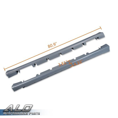 Solid Spare Fit For 13-16 Ford Fusion Left & Right Side Exterior-Rocker Panel Molding Trim