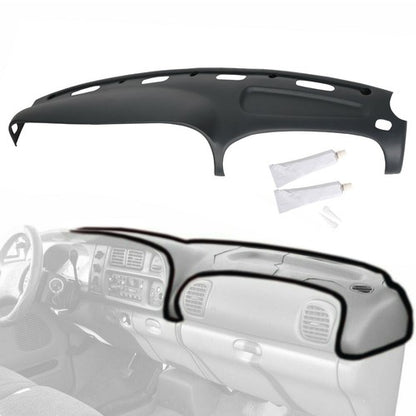 Solid Spare For 1998-02 Dodge Ram 1500/2500/3500 Pickup Dash Bezel&Dashboard Cover Overlay