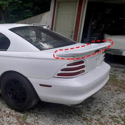 Solid Spare Fit 1994-1998 Ford Mustang SALEEN ABS Plastic Rear Wing Spoiler Primed