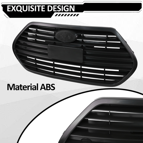 For 2013-2017 Hyundai Veloster Turbo Front Upper Grille Matte Black 865612V510