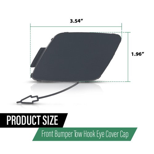 Solid Spare Fit For 20-22 Land Rover Discovery Sport L550 Front Bumper Tow Hook Eye Cover