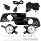 Solid Spare Halogen Fog Lights w/Wiring+Switch+Bezles For 2010-2014 Chevy Cruze LH+RH Side