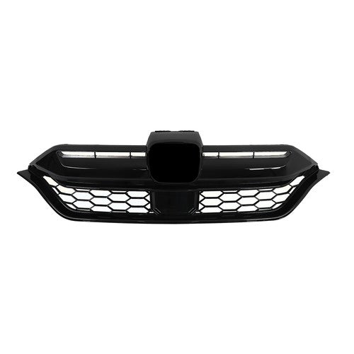 Solid Spare For Honda CR-V 2020 2021 2022 Front Upper Grille and 2pcs Chrome Trim Plastic