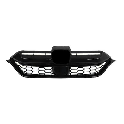 Solid Spare For Honda CR-V 2020 2021 2022 Front Upper Grille and 2pcs Chrome Trim Plastic