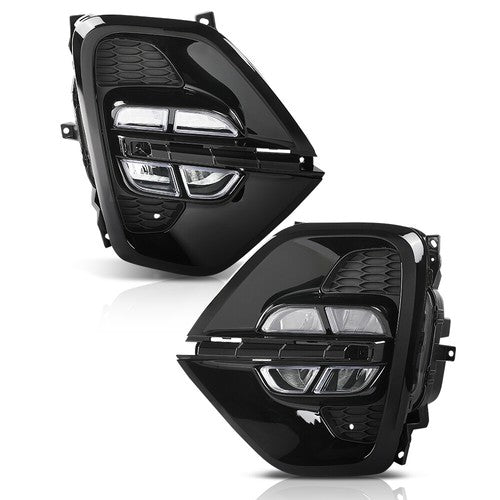 Solid Spare LED DRL Fog Lights Daytime Running Lamps Fit For 20-21 Kia Sportage Left+Right