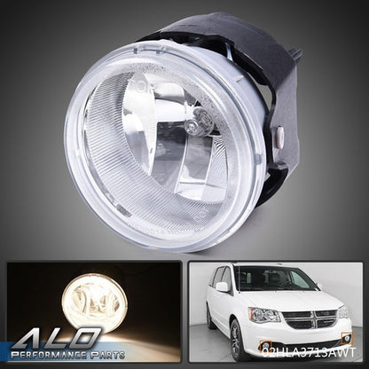 Solid Spare Fit For 11-17 Dodge Grand Caravan Clear Lens Fog Light Lamp Left or Right