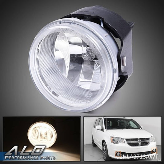 Solid Spare Fit For 11-17 Dodge Grand Caravan Clear Lens Fog Light Lamp Left or Right