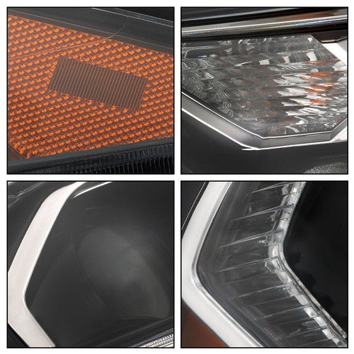 Solid Spare For 19-2022 Toyota RAV4 Hybrid XLE Projector Headlights Assembly LED Left+Right