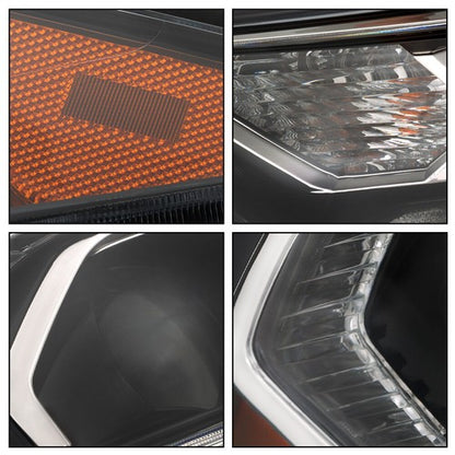 Solid Spare For 19-2022 Toyota RAV4 Hybrid XLE Projector Headlights Assembly LED Left+Right