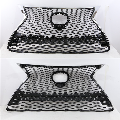 Front Bumper Grille For 2015-2017 Lexus NX200T NX300H F Sport Grill Chrome Black