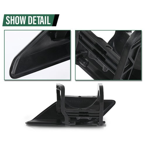 Solid Spare Fit For 2009-2013 Mercedes-Benz E CLASS W212 Headlight Washer Cover Left & Right