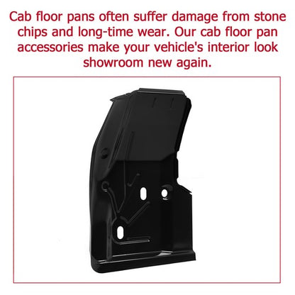 Solid Spare For 97-06 Jeep Wrangler TJ 2 Door Front Floor Pan Passenger Side Black #0485-220
