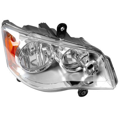 Solid Spare Passenger Side For 08-16 Chrysler Town & Country 11-20 Grand Caravan Headlight