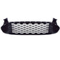 Solid Spare Front Bumoer Grill Grille For Ford Fusion 2013-2016 Black Glossy Honeycomb Trim