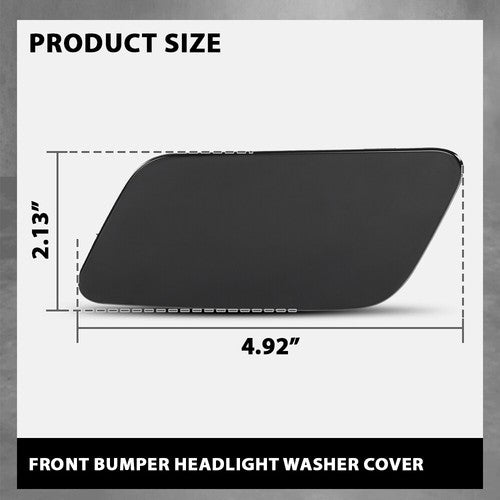 Solid Spare Fit For 2013-2016 Audi A3 Headlight Washer Cover Left+Right 8V3955275 8V3955276