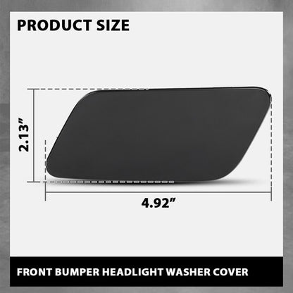 Solid Spare Fit For 2013-2016 Audi A3 Headlight Washer Cover Left+Right 8V3955275 8V3955276