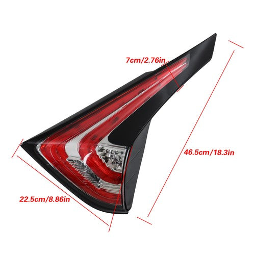 Solid Spare Right Passenger Side For Nissan Murano 2015 2016 2017 2018 Inner Lamp Tail Light