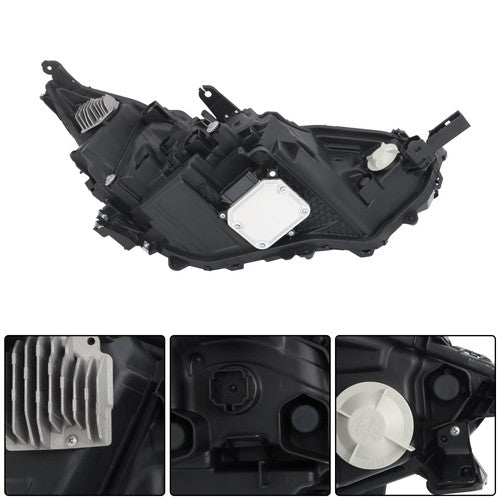 Solid Spare High-spec Headlight Assembly Left/Driver Side For Toyota bZ4X 2023 2024 2025 LED