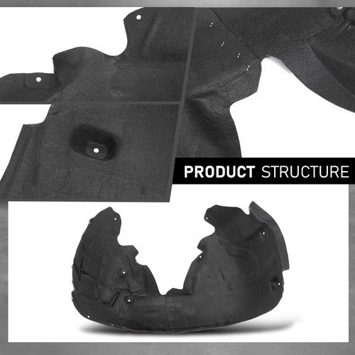 Solid Spare Fit For 12-18 Audi A7 Quattro S7 RS7 Front Fender Liner Splash Shield Right Side