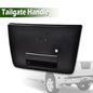 Solid Spare Tailgate Rear Handle Black Fit For 2004-2012 Nissan Titan W/ Emblem Provision