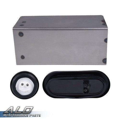 Solid Spare Fit For Trailer/Truck LED Steel Housing Box 6"Oval Tail Light 2"Marker Light