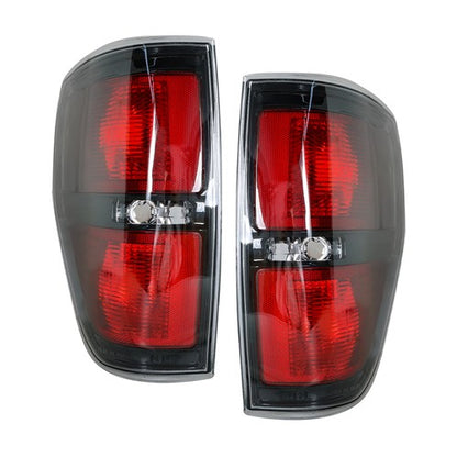 Solid Spare Left&Right Red Rear Tail Lights Brake Lamps For Ford F-150 Pickup Truck 2009-14