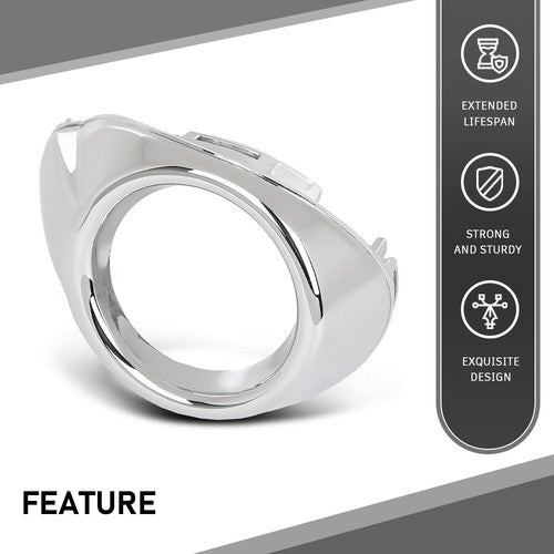 Solid Spare Front Bumper Fog Light Bezel Lamp Trim Right Side Fit For 2012-2014 Ford Focus
