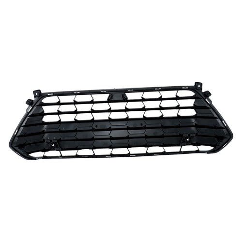 Solid Spare Lower Bumper Grille Dark Gray With Sensor Holes For Toyota Grand Highlander 2024