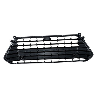 Solid Spare Lower Bumper Grille Dark Gray With Sensor Holes For Toyota Grand Highlander 2024