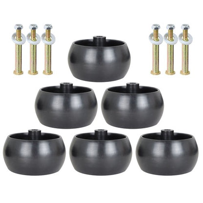 Solid Spare 6PK For Husqvarna Deck Wheels & Hardware Kit 532174873 AYP Sears 174873