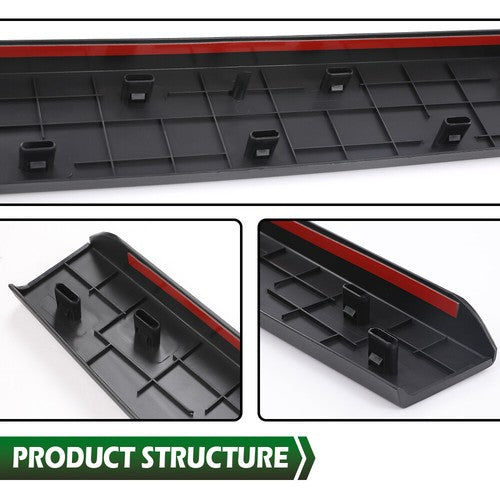 Solid Spare Tailgate Cap Molding Top Protector Fit For 2014-2019 Chevy Silverado/GMC Sierra
