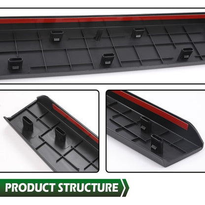 Solid Spare Tailgate Cap Molding Top Protector Fit For 2014-2019 Chevy Silverado/GMC Sierra