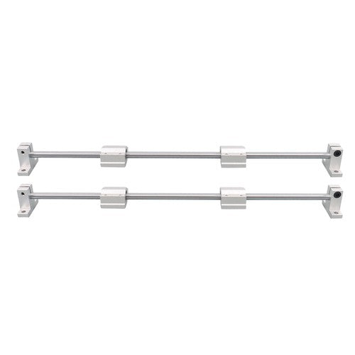 Solid Spare 2pcs 8x400mm Linear Shafts with 4 SCS8UU Bearings & 4 SK8 Supports
